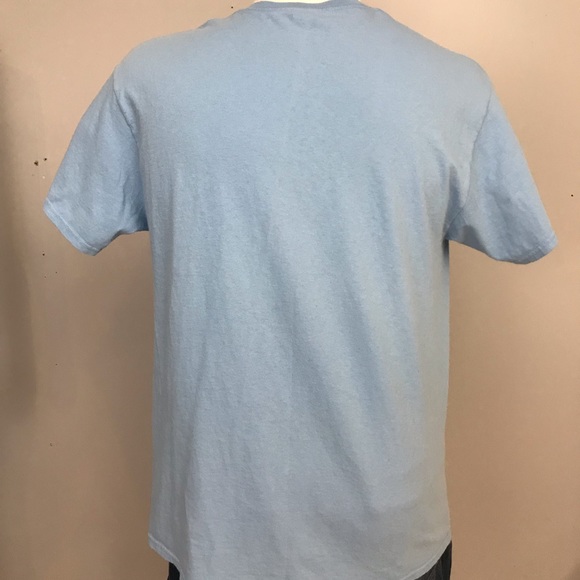 Blue Giraffe Graphic T Shirt Large Retro - Picture 4 of 5